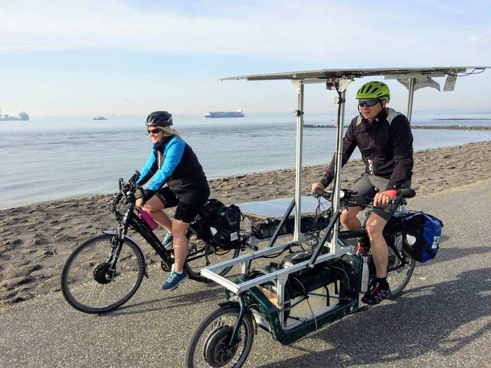 Peter Helsen – Solar Bike on The Sun Trip 2018
