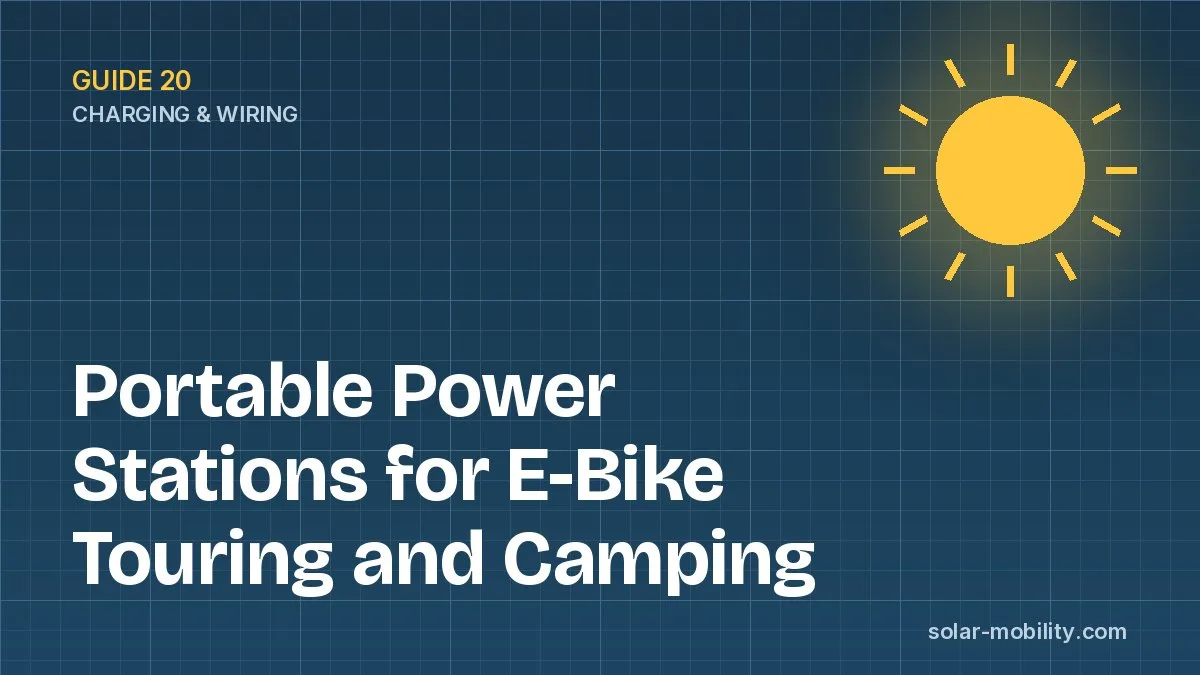 Portable Power Stations for E-Bike Touring and Camping