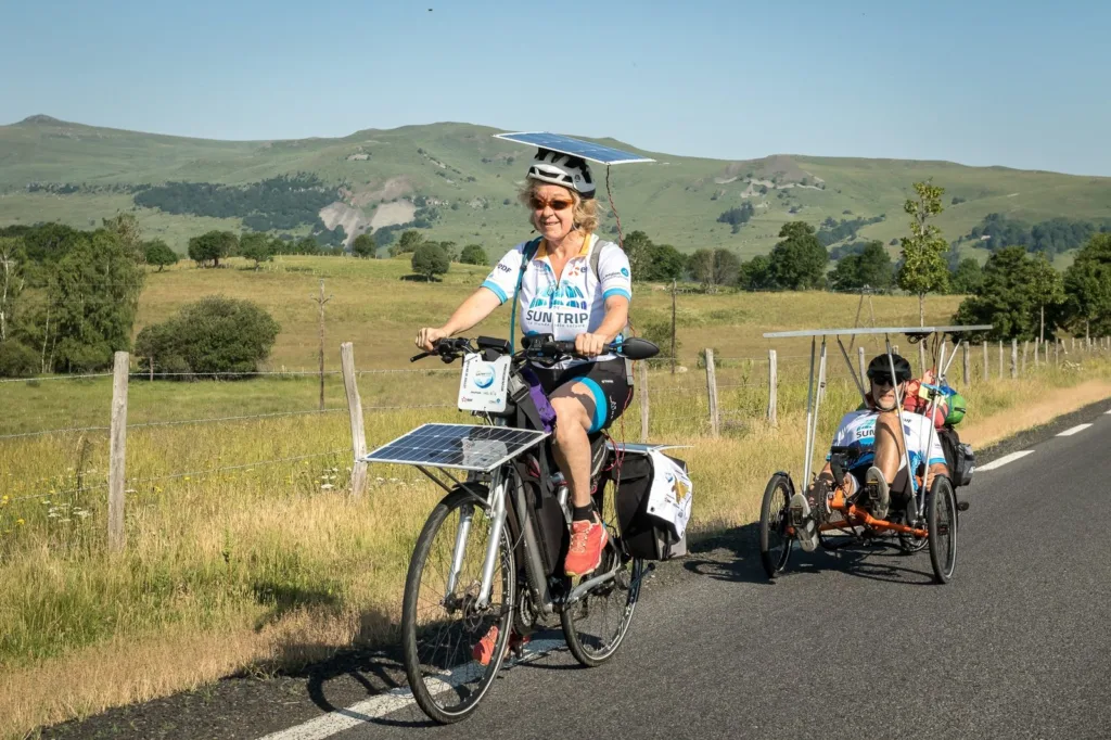 Silvia & Christophe – Solar Bike on The Sun Trip 2019