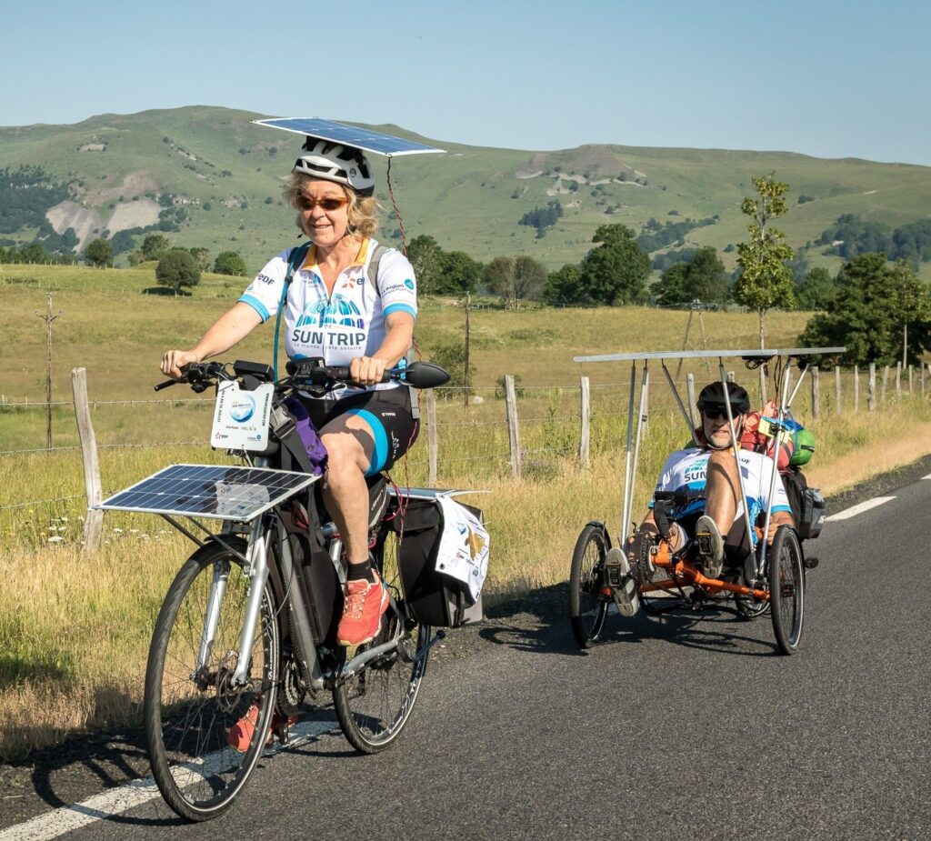 Silvia & Christophe – Solar Bike on The Sun Trip 2019