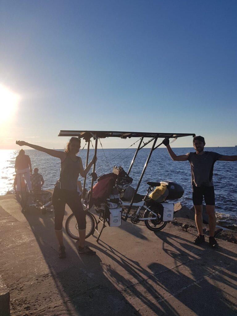 Sofia & Nicolas – Solar Bike on The Sun Trip 2021
