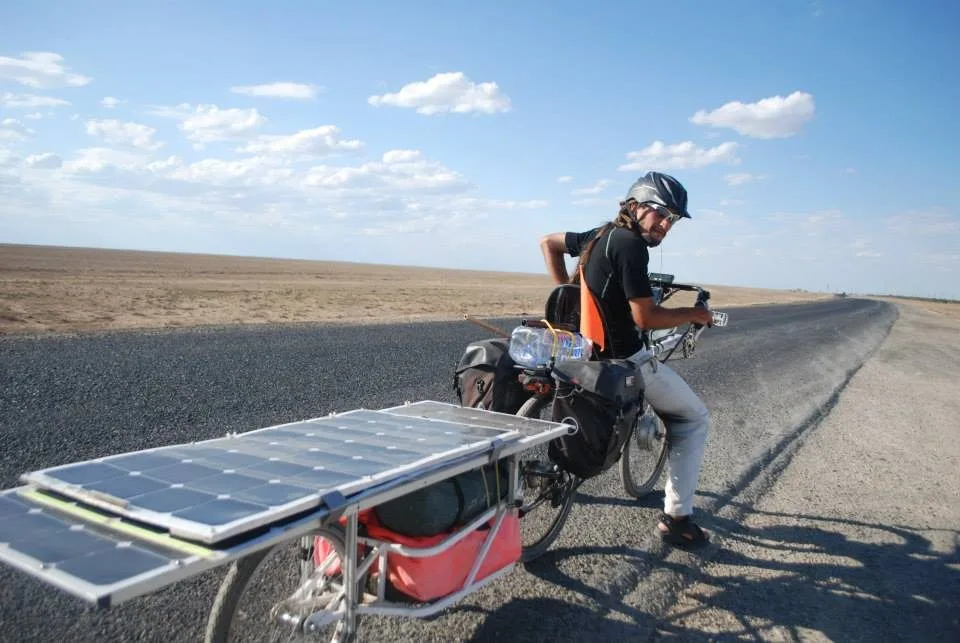 Stéphane Bertrand – Solar Bike on The Sun Trip 2018