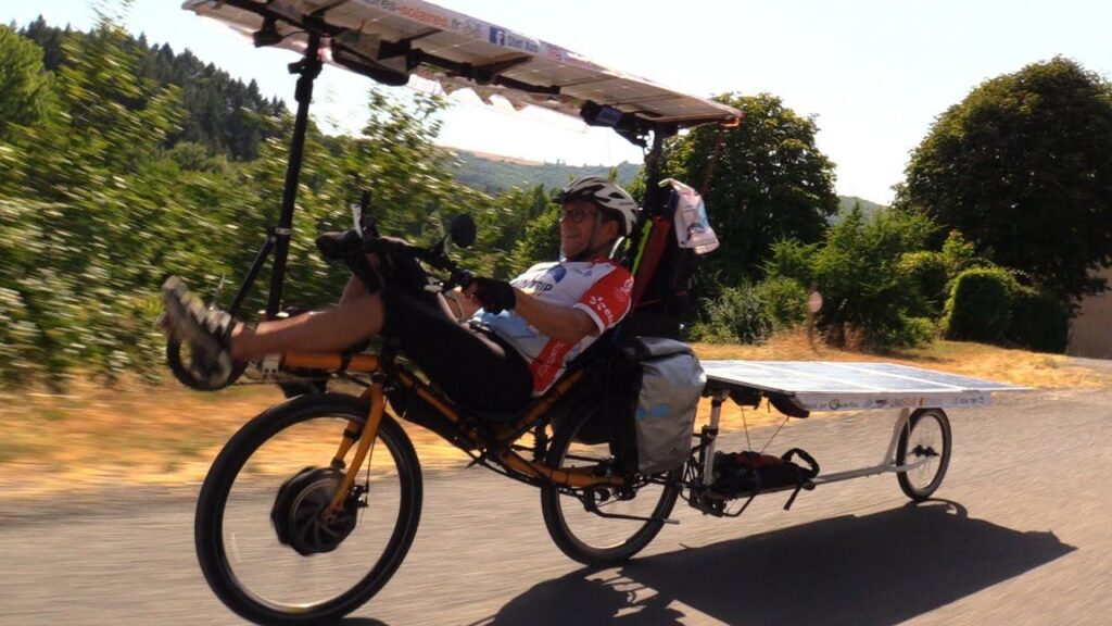 Stéphane Bujadoux – Aventures Solaires on a Nazca Recumbent