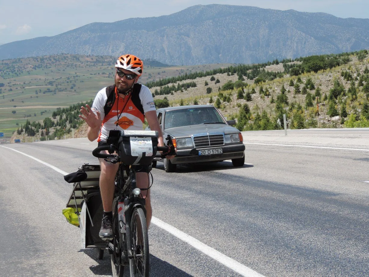 Thomas Pollet – Solar Bike on The Sun Trip 2015