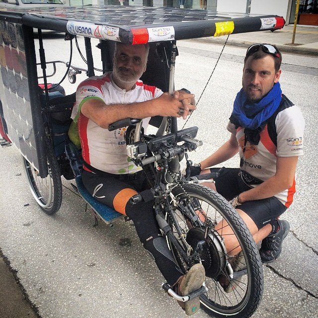 Thomas Pollet – Solar Bike on The Sun Trip 2015