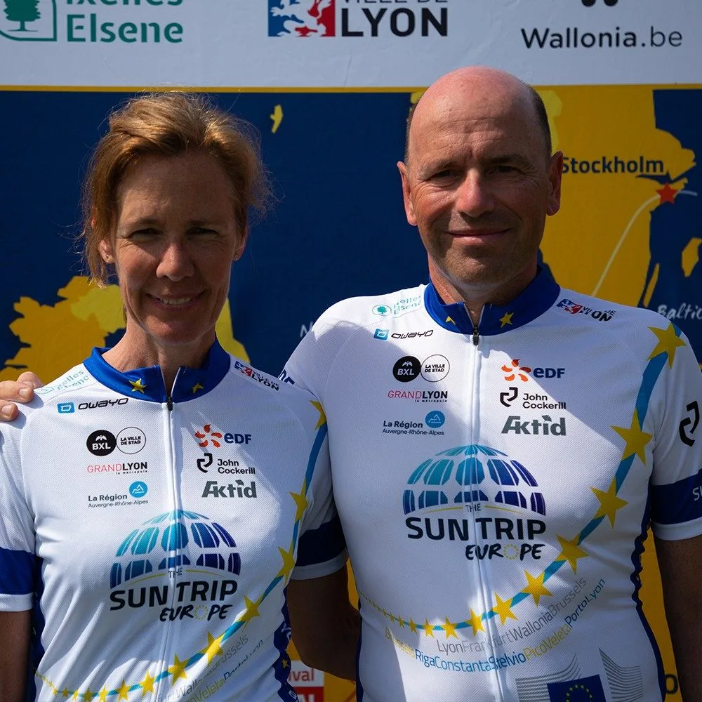 Valérie et Bertrand – Solar Bike on The Sun Trip 2021